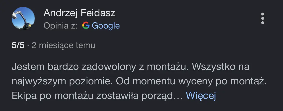 Opinia Google 4